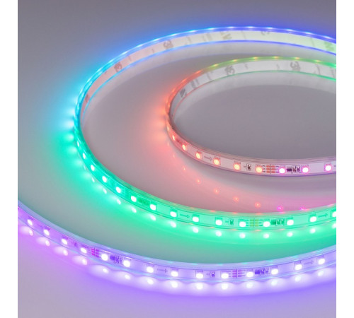 Светодиодная герметичная лента Arlight SPI-PS-A120-12mm 24V RGB-PX6-BPT (23 W/m, IP67, 2835, 5m) 049452