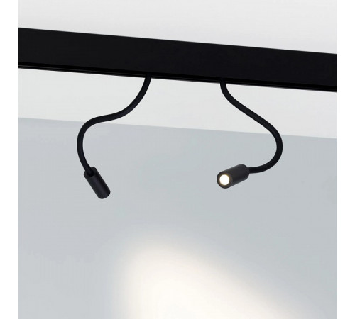 Трековый магнитный светильник Arlight MAG-ORIENT-SPOT-FLEX-R25-3W Warm3000 (BK, 24 deg, 48V) 049562 Трековый магнитный светильник Arlight MAG-ORIENT-SPOT-FLEX-R25-3W Warm3000 (BK, 24 deg, 48V) 049562
