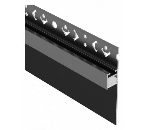 Алюминиевый профиль Arlight ARH-PLINTUS-50-FANTOM-3000 BLACK 052699 Алюминиевый профиль Arlight ARH-PLINTUS-50-FANTOM-3000 BLACK 052699