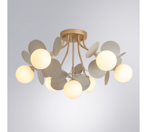 Потолочная люстра Arte Lamp Peacock A1369PL-7GY