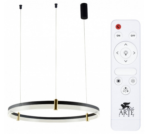 Подвесной светодиодный светильник Arte Lamp Mercury A2183SP-1BK