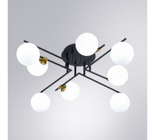 Потолочная люстра Arte Lamp Gemini A2243PL-8BK Потолочная люстра Arte Lamp Gemini A2243PL-8BK