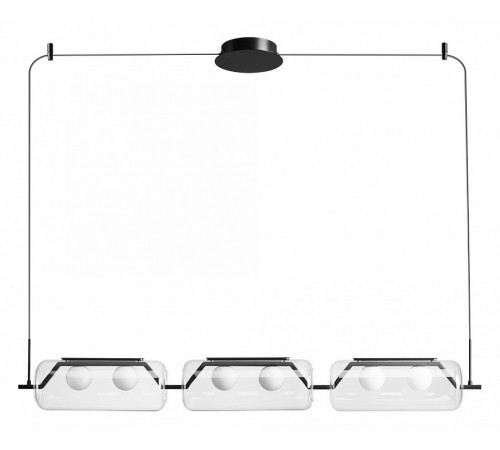 Подвесной светильник Arte Lamp Geneva A2341SP-6BK