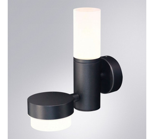 Уличный настенный светильник Arte Lamp Budapest A2360AL-2BK
