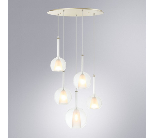 Каскадная люстра Arte Lamp Gala A2720SP-5SG Каскадная люстра Arte Lamp Gala A2720SP-5SG