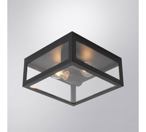Уличный потолочный светильник Arte Lamp Belfast A4569PF-2BK