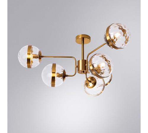 Люстра на штанге Arte Lamp Delacrua A7770PL-6PB Люстра на штанге Arte Lamp Delacrua A7770PL-6PB