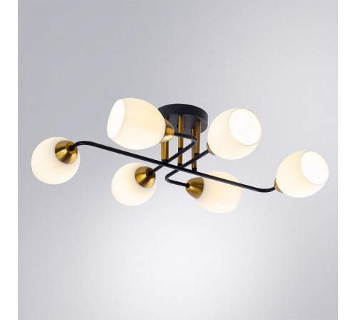 Потолочная люстра Arte Lamp Andrea A8141PL-6BK Потолочная люстра Arte Lamp Andrea A8141PL-6BK