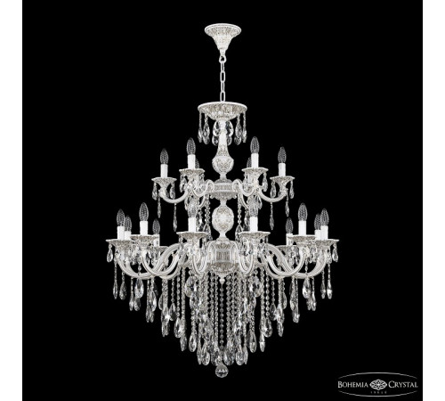 Подвесная люстра Bohemia Ivele Crystal AL78101/12+6/300/2D B WMG
