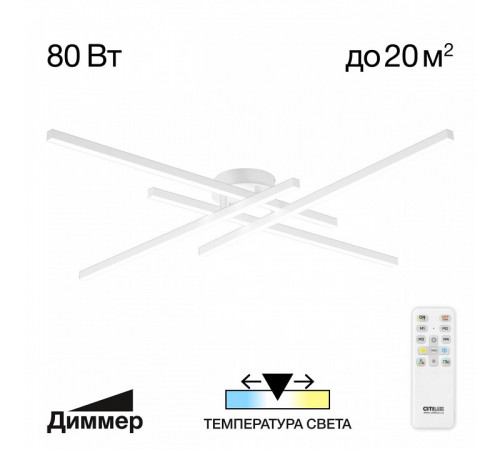 Потолочная люстра Citilux Стиг CL203140