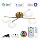 Потолочная люстра Citilux Atman smart CL226A143
