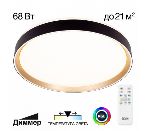 Потолочный светильник Citilux Boss CL751451G Потолочный светильник Citilux Boss CL751451G