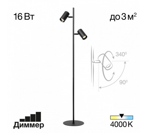 Торшер Citilux Twin CL809011N Торшер Citilux Twin CL809011N