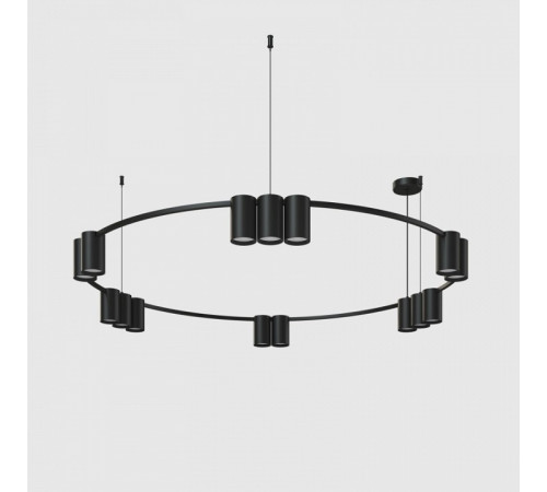 Подвесная люстра Denkirs Orbit DK4067-BK+SG Подвесная люстра Denkirs Orbit DK4067-BK+SG