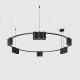 Подвесная люстра Denkirs Orbit DK4067-BK+SG