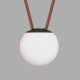 Трековый однофазный светильник Denkirs Belty orb DK5550-BK