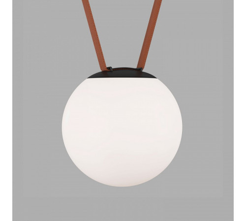 Трековый однофазный светильник Denkirs Belty orb DK5552-BK