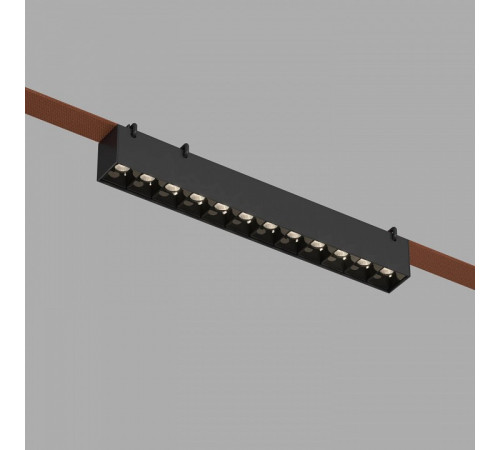 Трековый однофазный светильник Denkirs Belty Grill DK5571-BK Трековый однофазный светильник Denkirs Belty Grill DK5571-BK