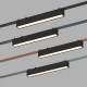 Трековый однофазный светильник Denkirs Belty linear DK5574-BK