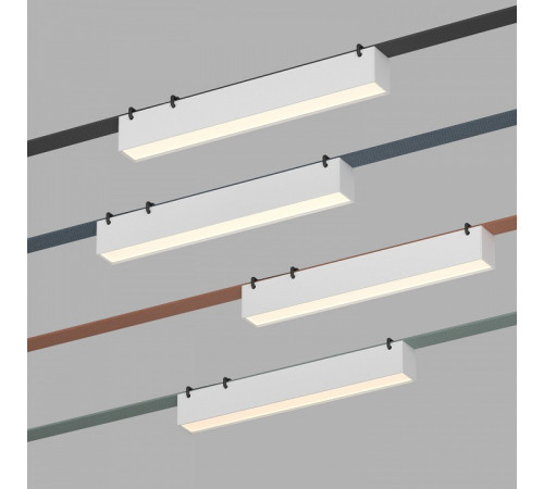 Трековый однофазный светильник Denkirs Belty linear DK5574-WH Трековый однофазный светильник Denkirs Belty linear DK5574-WH