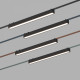 Трековый однофазный светильник Denkirs Belty linear DK5576-BK