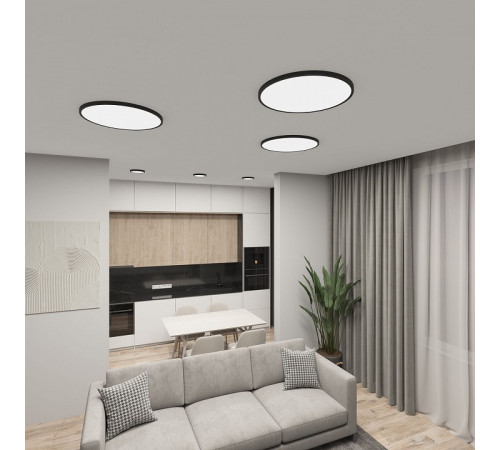 Потолочный светильник Denkirs Thin DK6520-BK