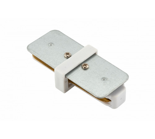 Коннектор прямой Denkirs DK Track White TR1101-WH
