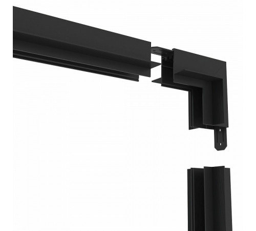 Коннектор L-образный стена-потолок Denkirs Smart TR2118-BK