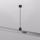 Подвод питания для подвесного монтажа трека Denkirs Smart Base TR2124-BK
