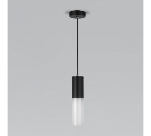Уличный подвесной светильник Elektrostandard Glas 5602 TECHNO черный 4690389193569 a062780