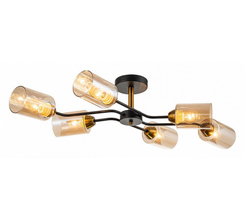 Люстра на штанге Escada Vertigo 1131/6P Black/Gold