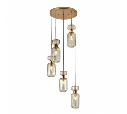 Каскадная люстра Escada Gloss 1141/5S Beige Каскадная люстра Escada Gloss 1141/5S Beige