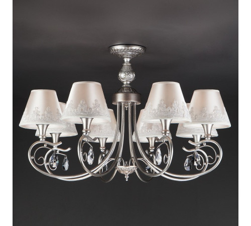 Потолочная люстра Eurosvet Incanto 60069/8 серебро Потолочная люстра Eurosvet Incanto 60069/8 серебро