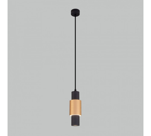 Подвесной светильник Eurosvet Bento 50204/1 LED черный/матовое золото