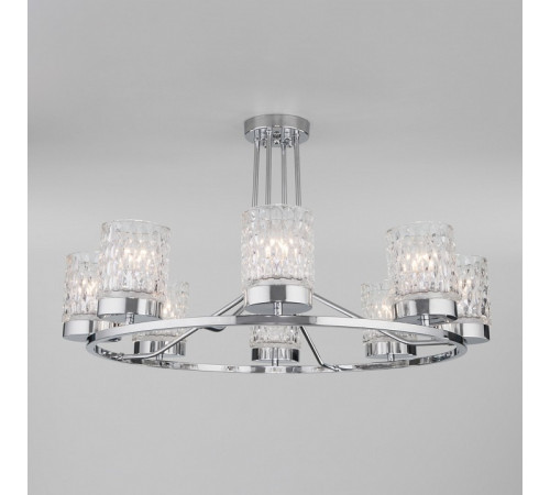 Потолочная люстра Eurosvet Calle 60127/8 хром Потолочная люстра Eurosvet Calle 60127/8 хром
