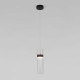 Подвесной светильник Eurosvet Lumen 50244/1 LED черный/прозрачный a061288