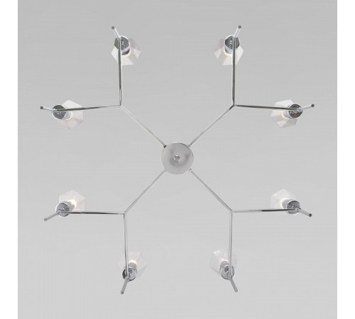 Люстра на штанге Eurosvet Prism 60143/8 хром a061940 Люстра на штанге Eurosvet Prism 60143/8 хром a061940