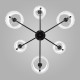 Люстра на штанге Eurosvet Notturno 60162/6 черный Smart a065662