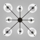 Люстра на штанге Eurosvet Notturno 60162/8 черный Smart a065663