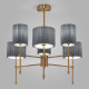 Люстра на штанге Eurosvet Notturno 60162/6 латунь Smart a065665