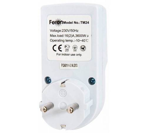 Розетка с таймером Feron TM24 23257 Розетка с таймером Feron TM24 23257