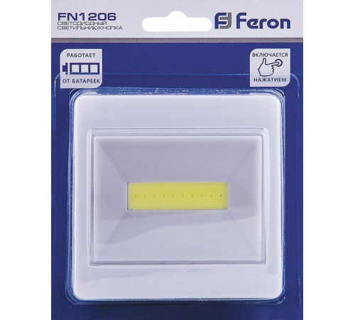 Светодиодный светильник-кнопка Feron FN1206 23377 Светодиодный светильник-кнопка Feron FN1206 23377