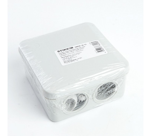 Коробка разветвительная Stekker EBX10-36-55 39998 Коробка разветвительная Stekker EBX10-36-55 39998