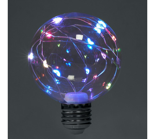 Лампа светодиодная Feron LB-381 E27 3W RGB 41676 Лампа светодиодная Feron LB-381 E27 3W RGB 41676