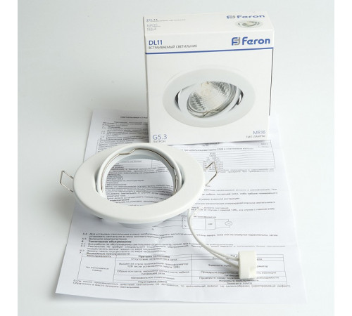 Встраиваемый светильник Feron DL11 48465 Встраиваемый светильник Feron DL11 48465