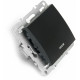 Выключатель 1-клавишный c индикатором Stekker Эрна PSW10-9101-03 49146