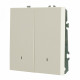 Выключатель двухклавишный c индикатором Stekker RSW10-5102-01 Эмили 49864