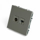 Розетка TV + компьютерная RJ-45 Stekker Эмили RST00-5106-10 49950