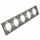 Рамка пятиместная Stekker Эмили PFR00-5005-10 49966