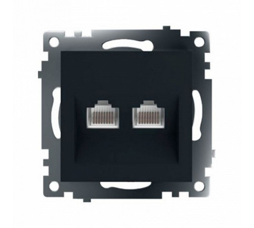 Розетка компьютерная 2-местная RJ-45 Stekker Катрин GLS00-7109-05 50007 Розетка компьютерная 2-местная RJ-45 Stekker Катрин GLS00-7109-05 50007